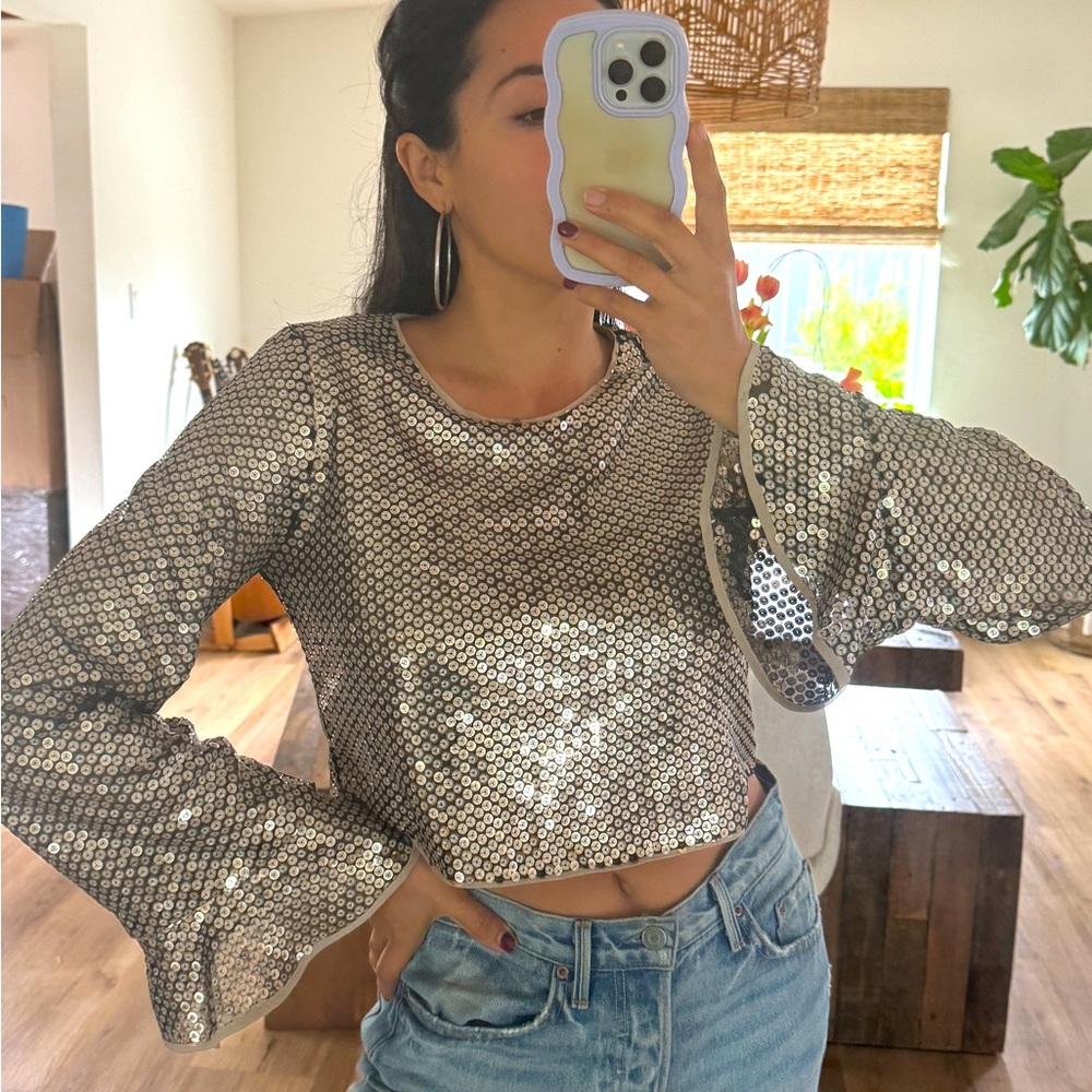 Tularosa sequin top size small